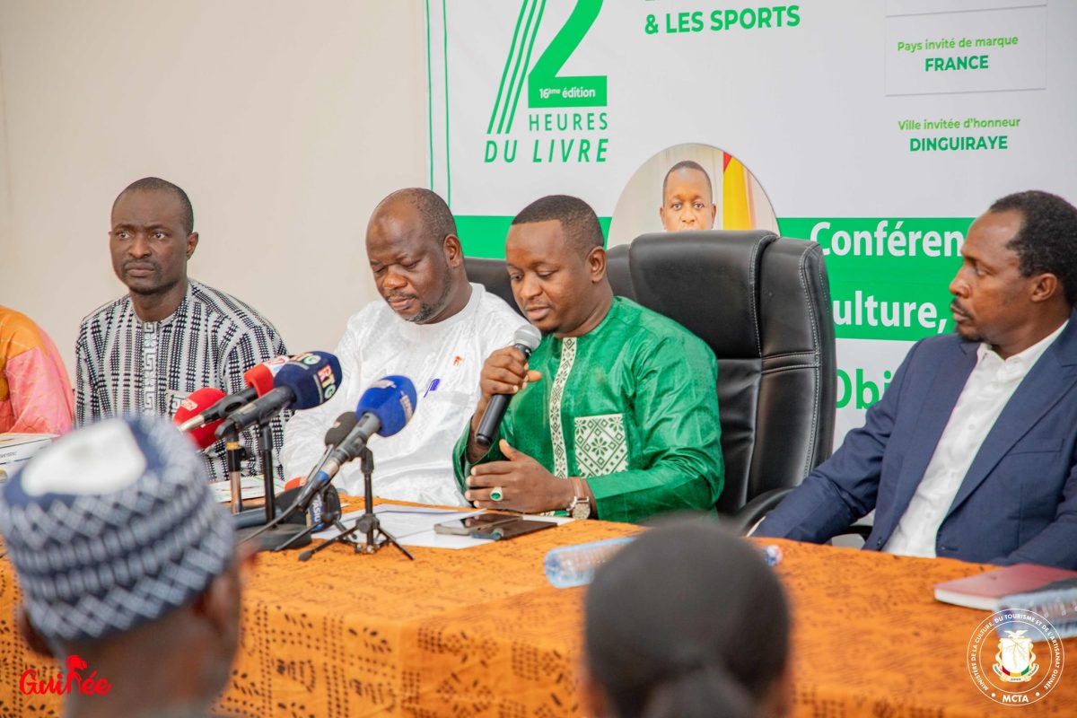 CULTURE : LE MINISTRE MOUSSA MOÏSE SYLLA ANNONCE LE GRAND PRIX LITTÉRAIRE PORTANT LE NOM DU PRÉSIDENT MAMADI DOUMBOUYA